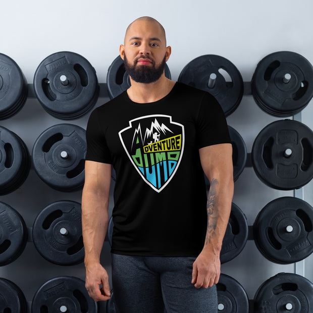 AdventureDumb All-Over Print Men's Athletic T-shirt