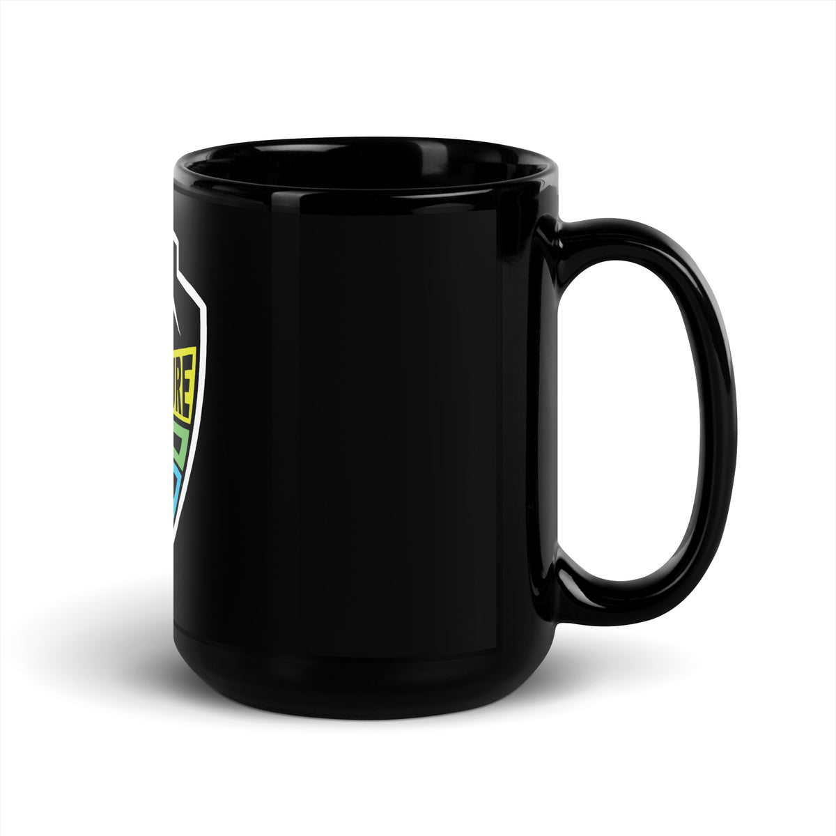 AdventureDumb Black Glossy Mug