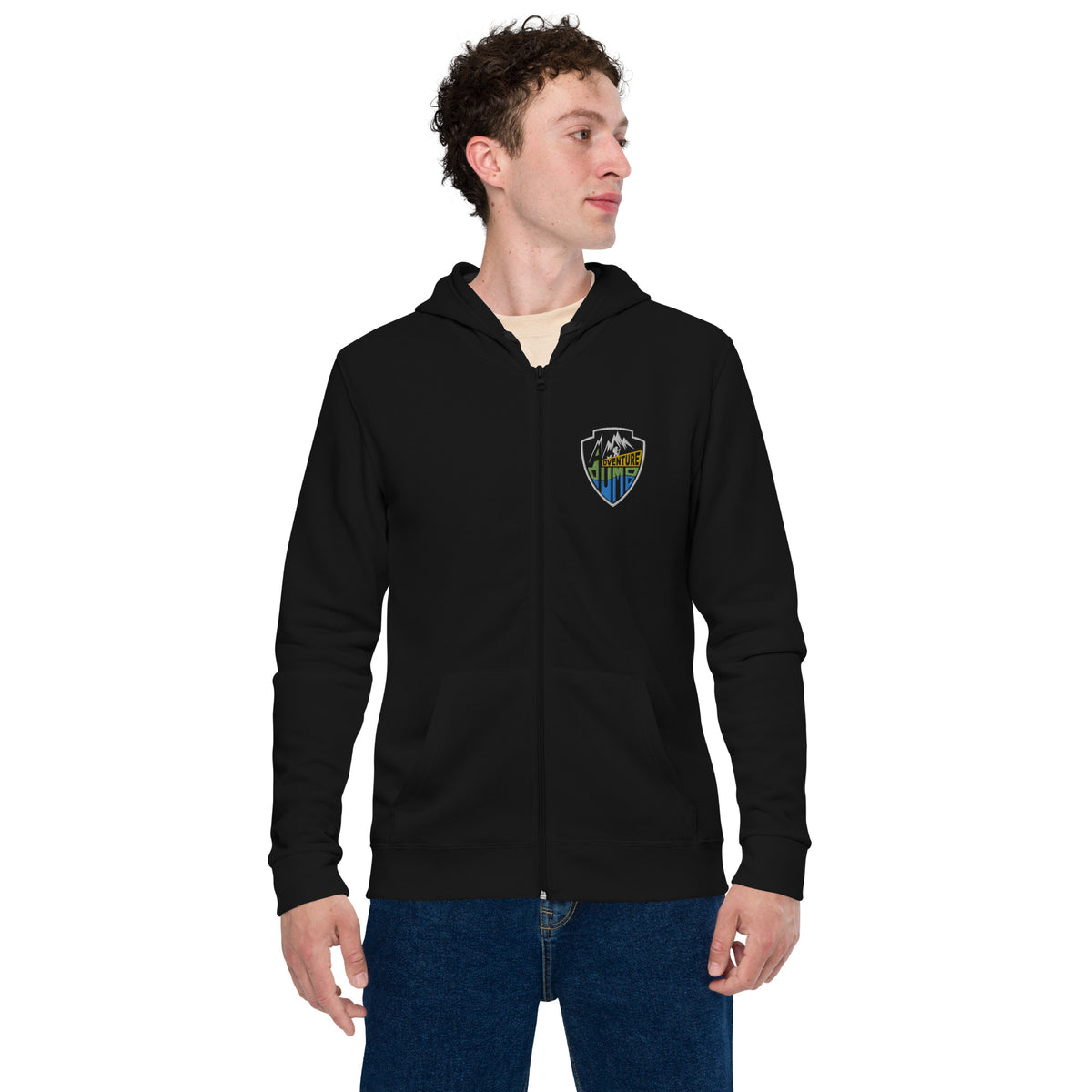 AdventureDumb Unisex basic zip hoodie