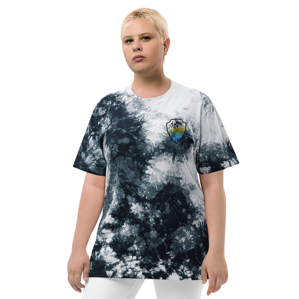 AdventureDumb Oversized tie-dye t-shirt