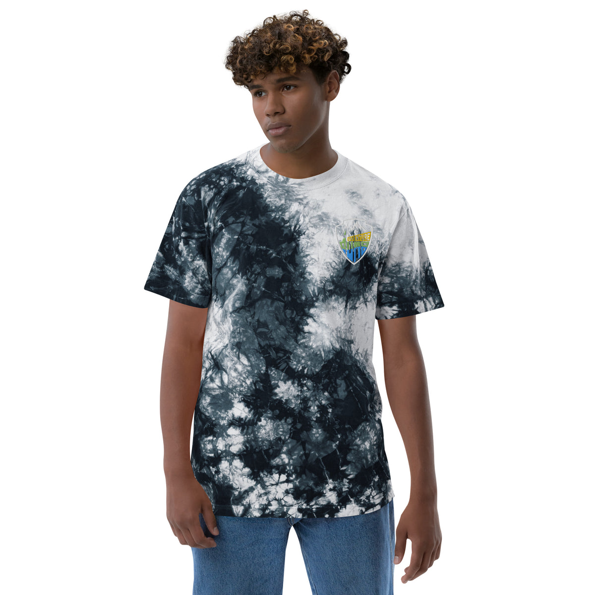 AdventureDumb Oversized tie-dye t-shirt