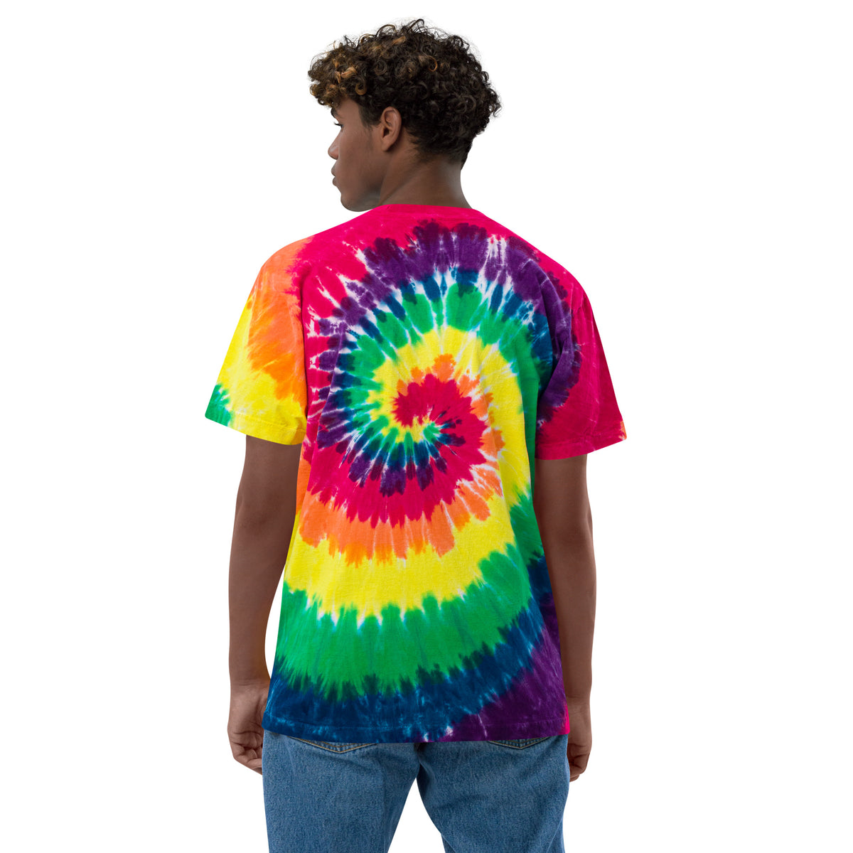 AdventureDumb Oversized tie-dye t-shirt