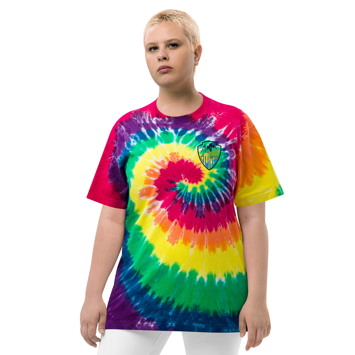 AdventureDumb Oversized tie-dye t-shirt