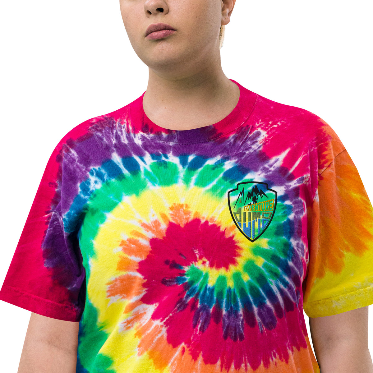 AdventureDumb Oversized tie-dye t-shirt