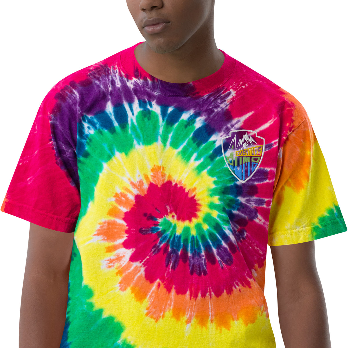 AdventureDumb Oversized tie-dye t-shirt