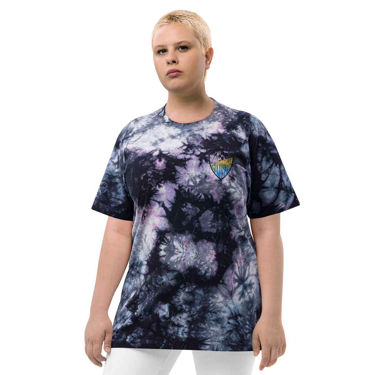 AdventureDumb Oversized tie-dye t-shirt