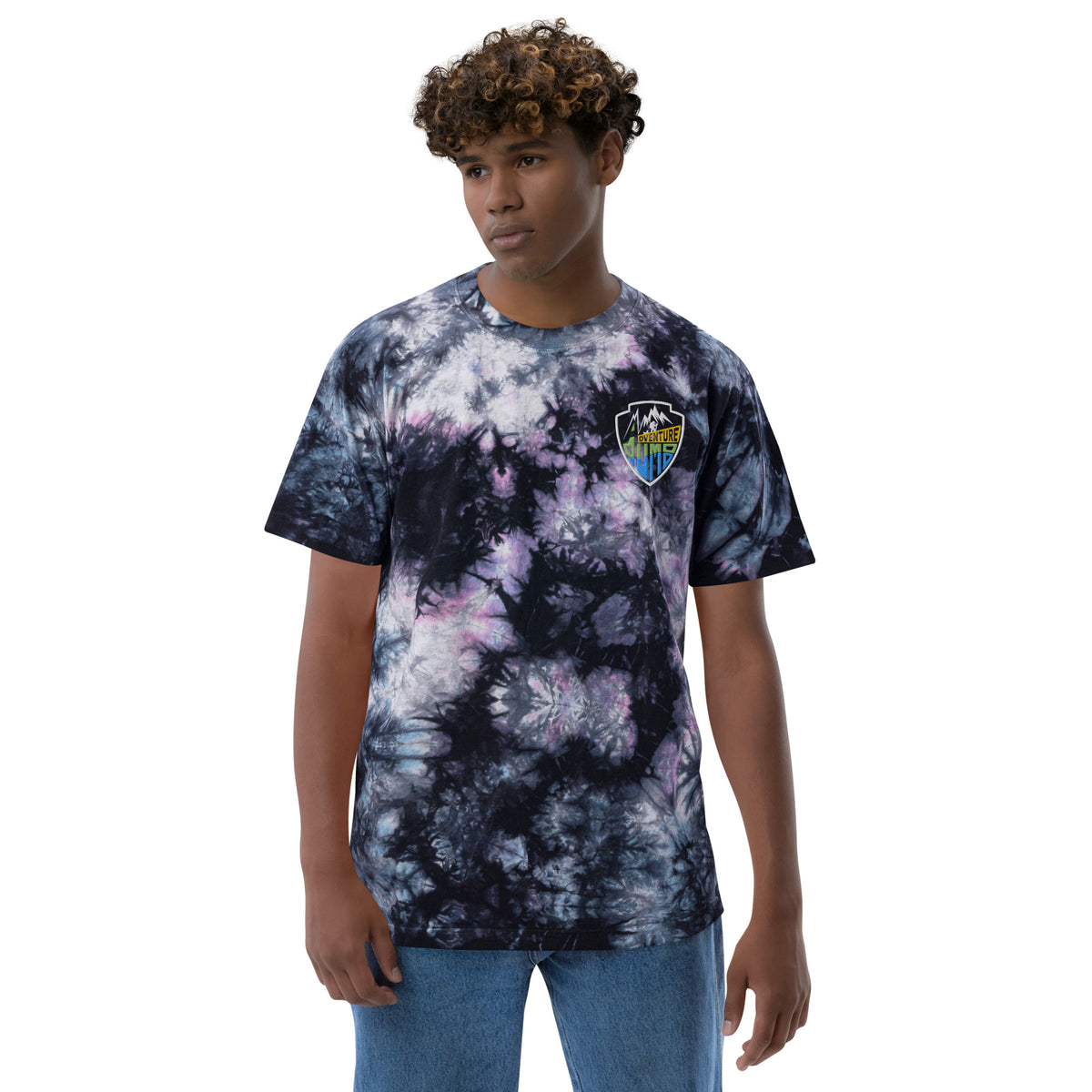 AdventureDumb Oversized tie-dye t-shirt