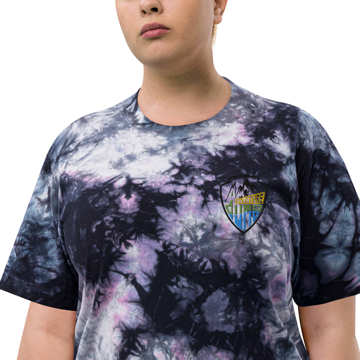 AdventureDumb Oversized tie-dye t-shirt