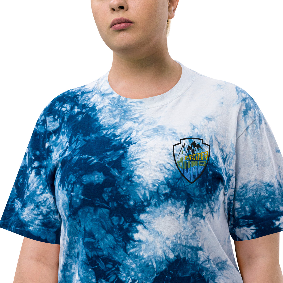 AdventureDumb Oversized tie-dye t-shirt