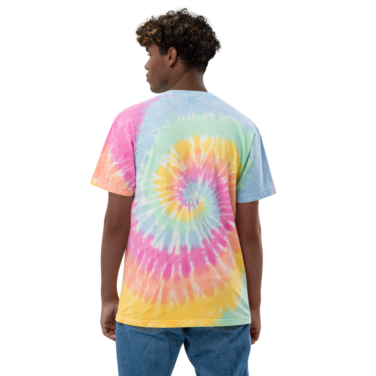 AdventureDumb Oversized tie-dye t-shirt