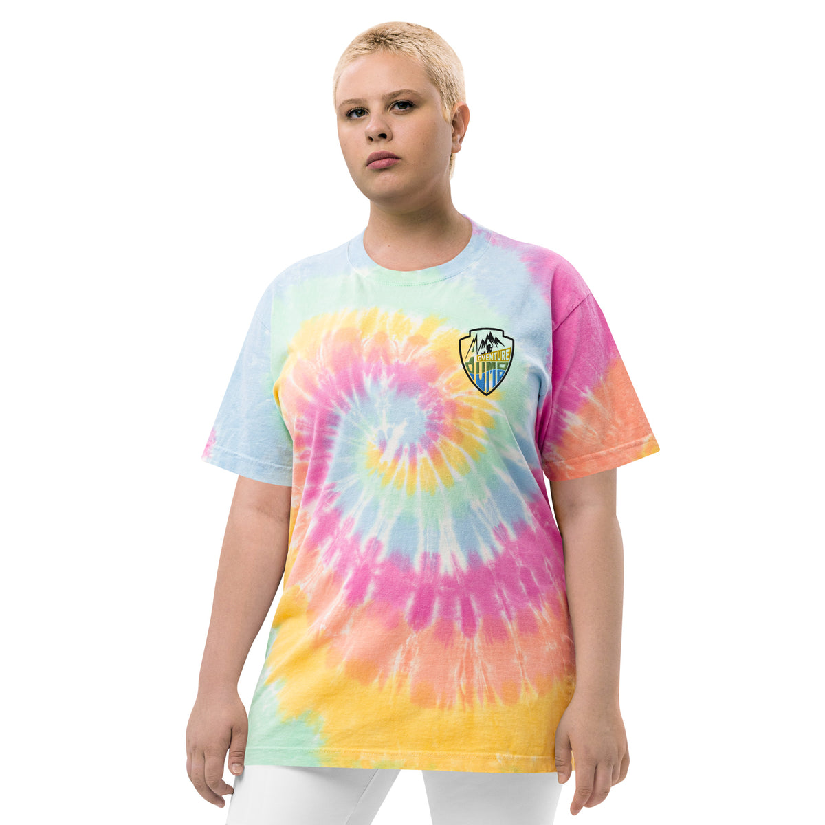 AdventureDumb Oversized tie-dye t-shirt