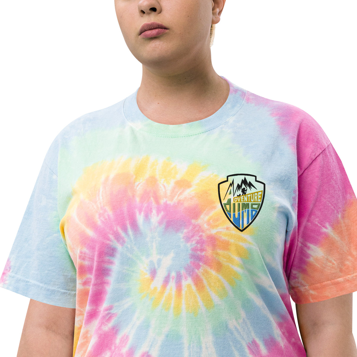 AdventureDumb Oversized tie-dye t-shirt