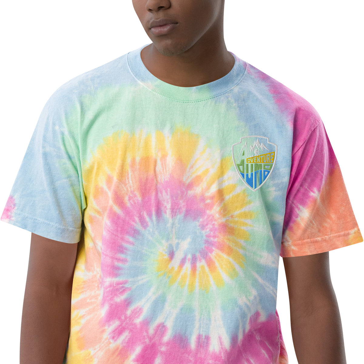 AdventureDumb Oversized tie-dye t-shirt