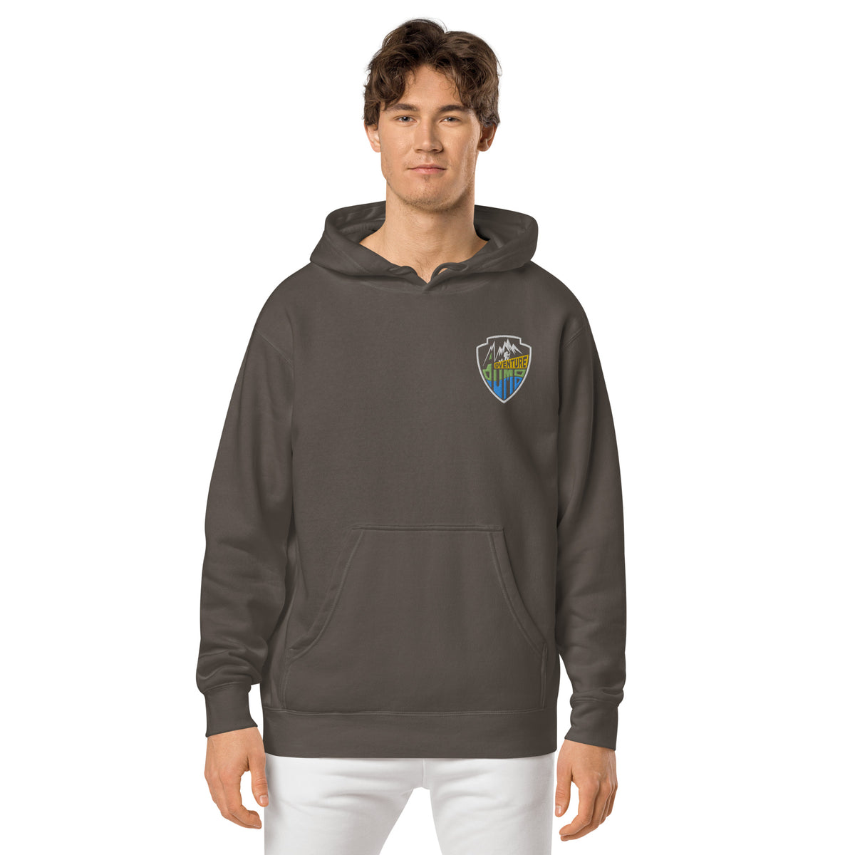 AdventureDumb Unisex pigment-dyed hoodie