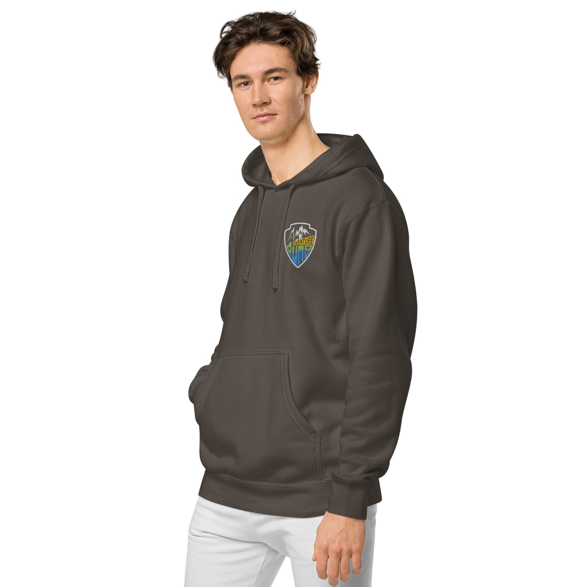 AdventureDumb Unisex pigment-dyed hoodie