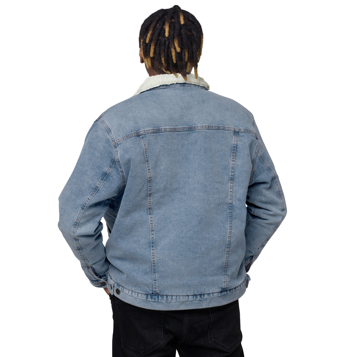 AdventureDumb Unisex denim sherpa jacket