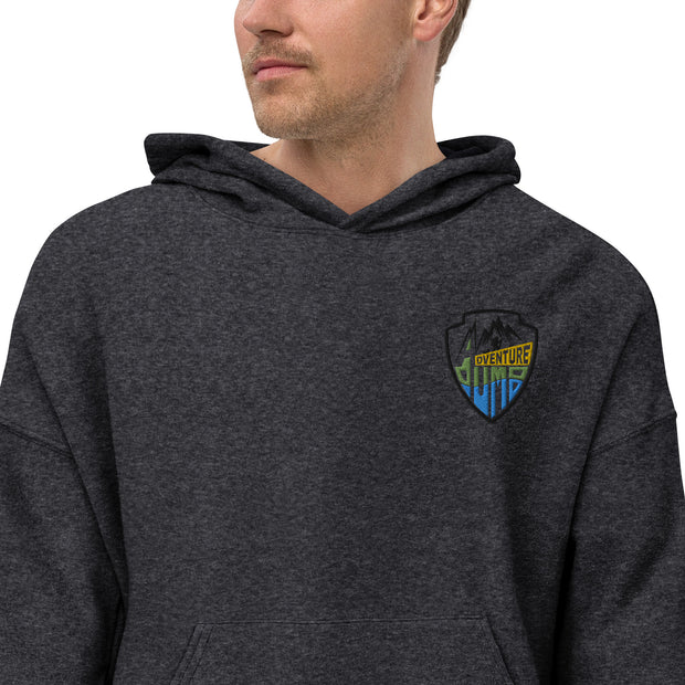 AdventureDumb Unisex sueded fleece hoodie