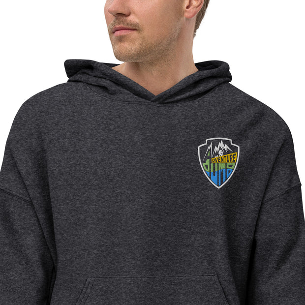 AdventureDumb Unisex sueded fleece hoodie